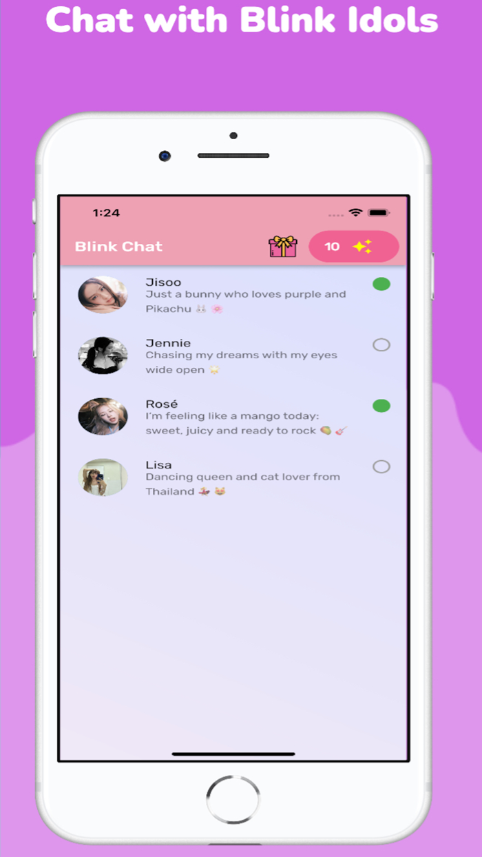 Blink and ARMY Chat with Idols