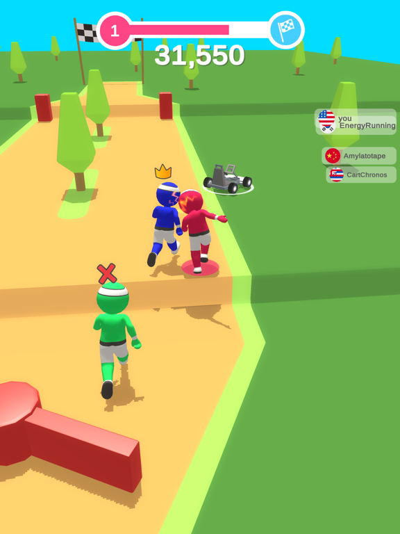 PartyRun.io iPad screenshot