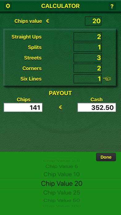 Screenshot #2 pour Casino Calculator