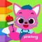 Paint 220+ coloring pages with variety of coloring tools with Pinkfong Coloring Fun