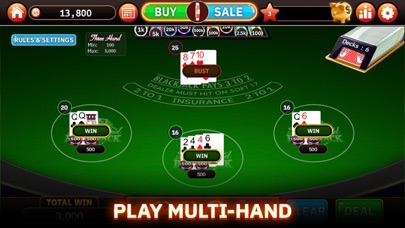 Blazing Bets Blackjack 21 Screenshot