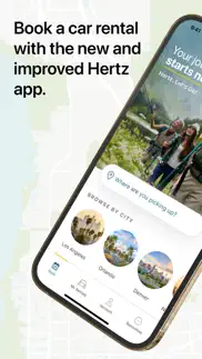hertz rental car, ev, suv, van iphone screenshot 1