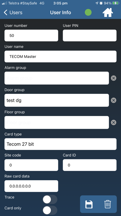 TecomPlus Mobile Screenshot