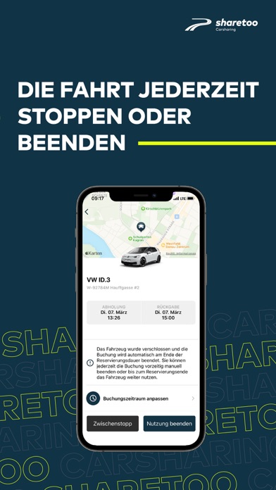 sharetoo Carsharing Screenshot