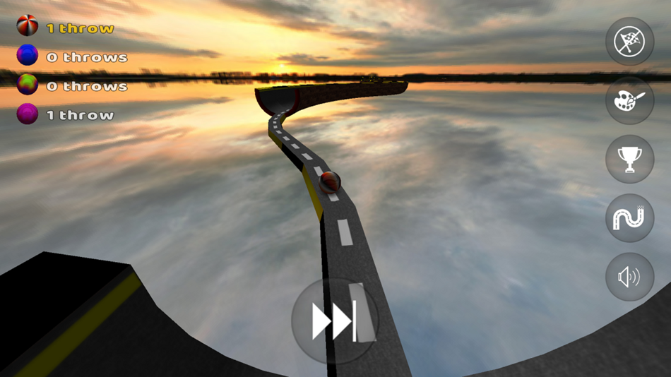 #2. 3D Marble Tracks (iOS) 由: A Trillion Games Ltd