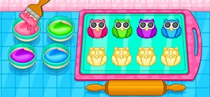 Cooking owl cookies game screenshot #5 for iPhone