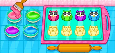 Cooking owl cookies game