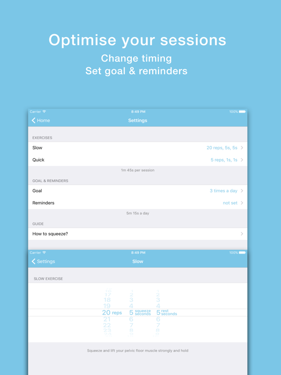 Screenshot #6 pour Easy Kegel