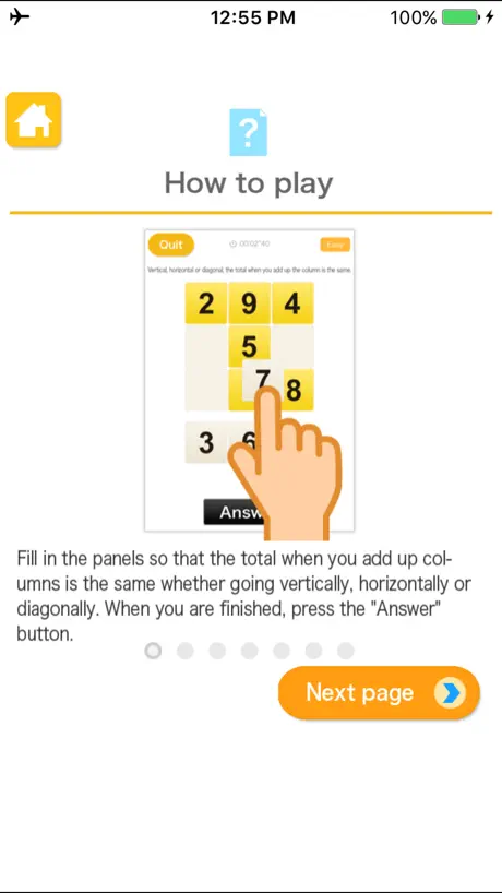 Magic square (Play & Learn!)