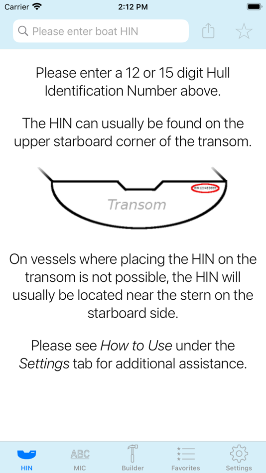 HIN Search - Boat HIN Decoder - 1.75 - (iOS)