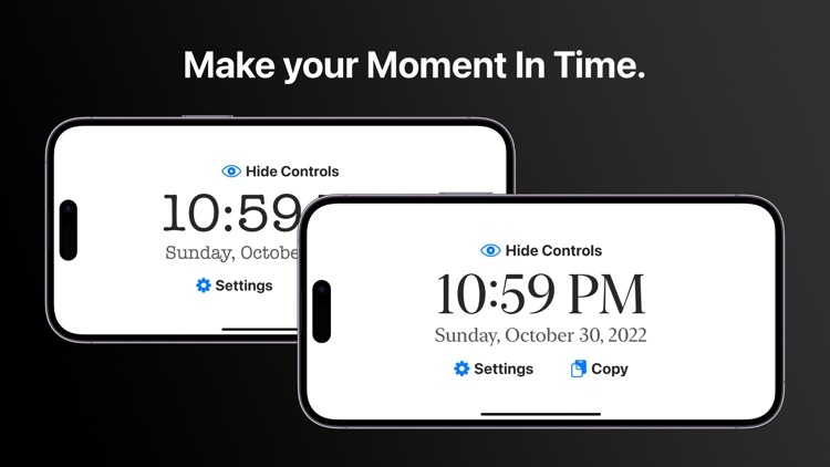 Moment In Time - Clock screenshot-4