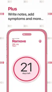 contraceptive ring reminder + iphone screenshot 3