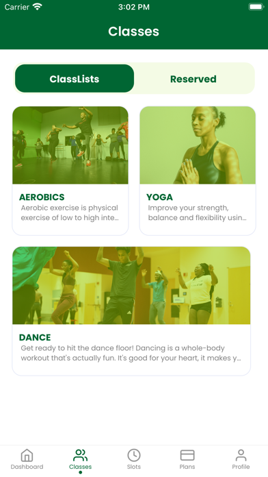 EcoFitness Screenshot