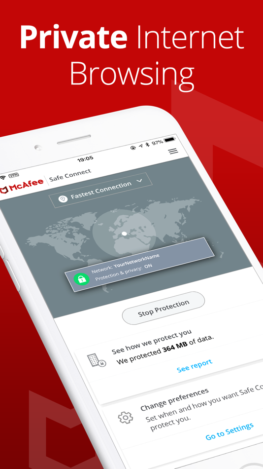 #2. Safe VPN Connect - VPN Proxy (iOS) 由: McAfee, LLC.
