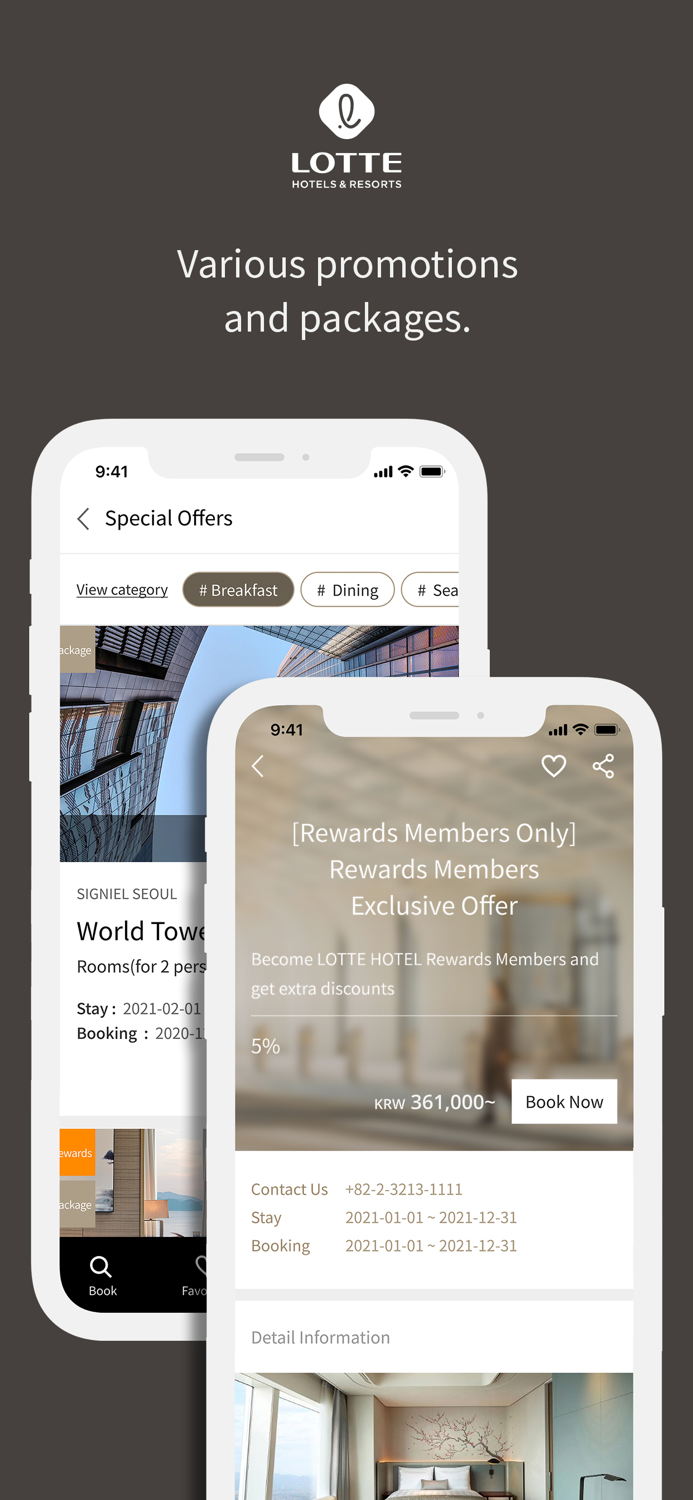 LOTTE Hotels and Resorts - 호텔예약