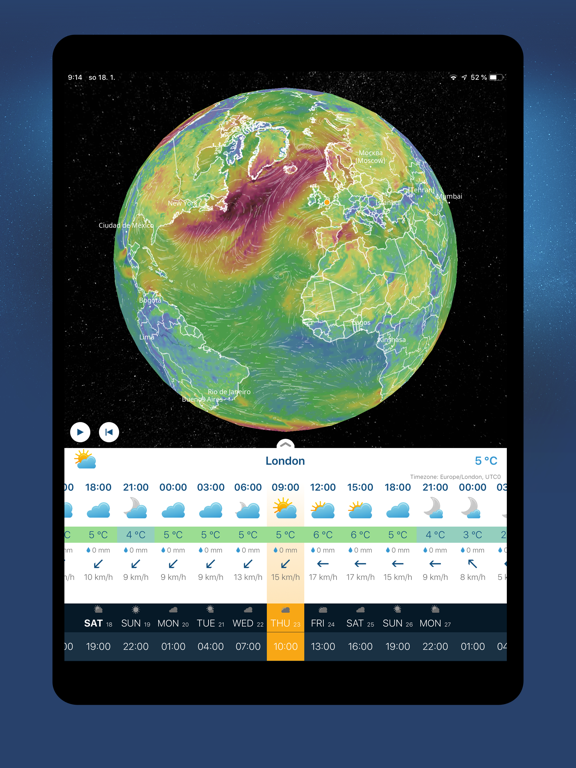 Ventusky: Cartes Météo & Radar