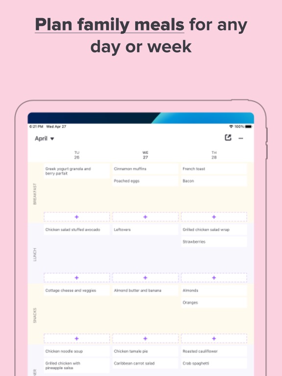 Family Daily: Family Organizer iPad screenshot 4 - Lifestyle app