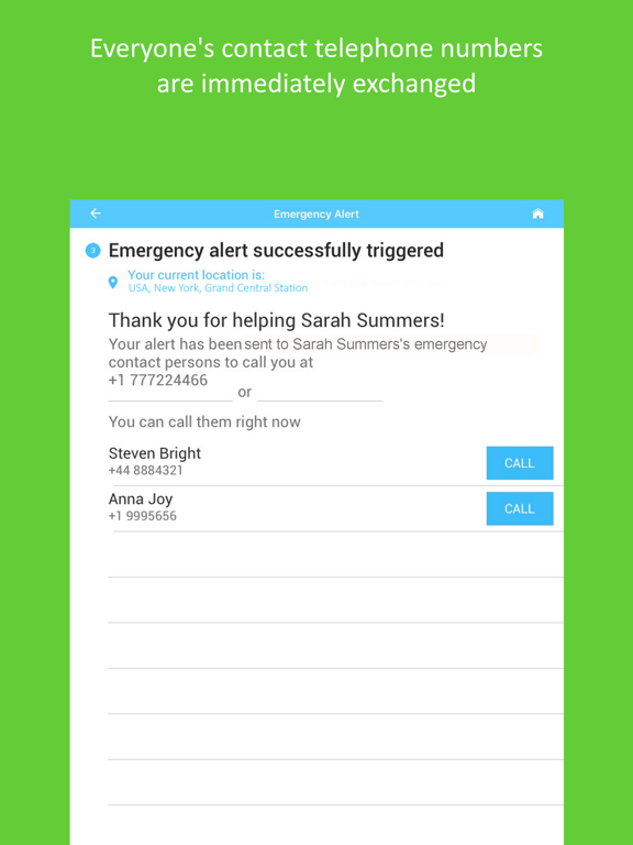 Screenshot #6 pour iCE Angel – ID™ Emergency SOS