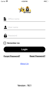TBMS Driver - Taxi system screenshot