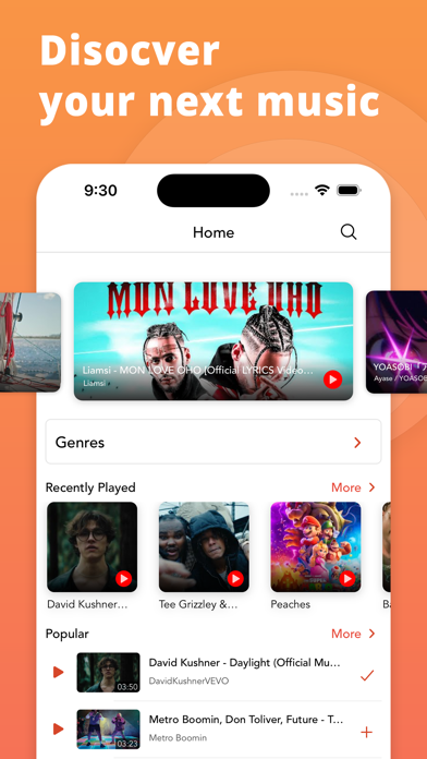 Music Player : Songs, Videos Screenshot