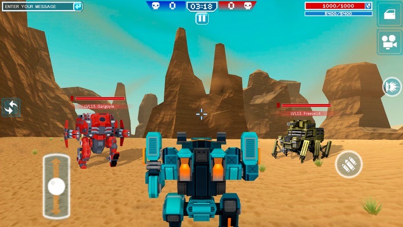 Blocky Cars - 戦車 & ロボットゲーム screenshot 7