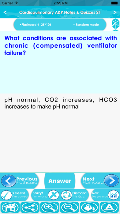 Screenshot #3 pour Cardiopulmonary A&P Exam Prep