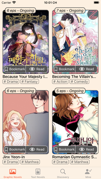 Manga Reader: Unique Comics Screenshot