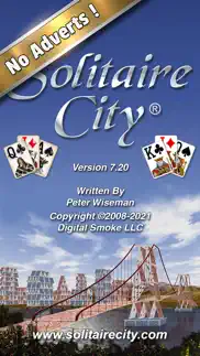 solitaire city (ad free) iphone screenshot 1