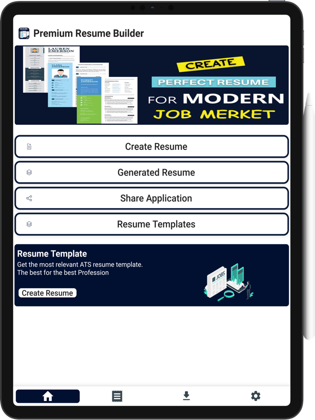 ‎ Screenshot ng Premium Resume Builder