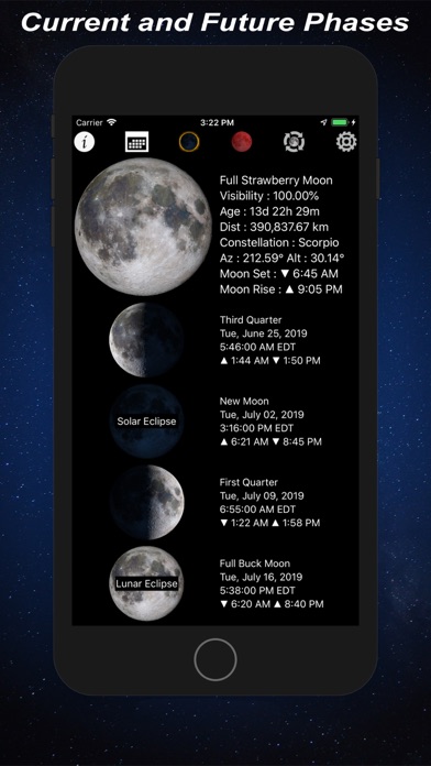 Lunar Phase - Moon Calendarのおすすめ画像1