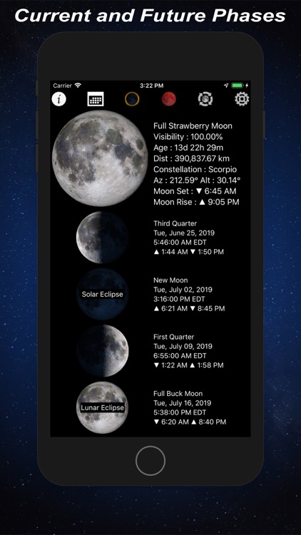 Lunar Phase - Moon Calendar