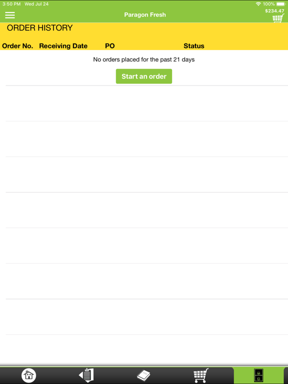 Paragon Fresh iPad screenshot 5 - Food & Drink app