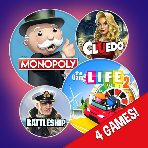 Classic Board Games Set - Play MONOPOLY, CLUEDO, THE GAME OF LIFE 2 and  BATTLESHIP! on the App Store