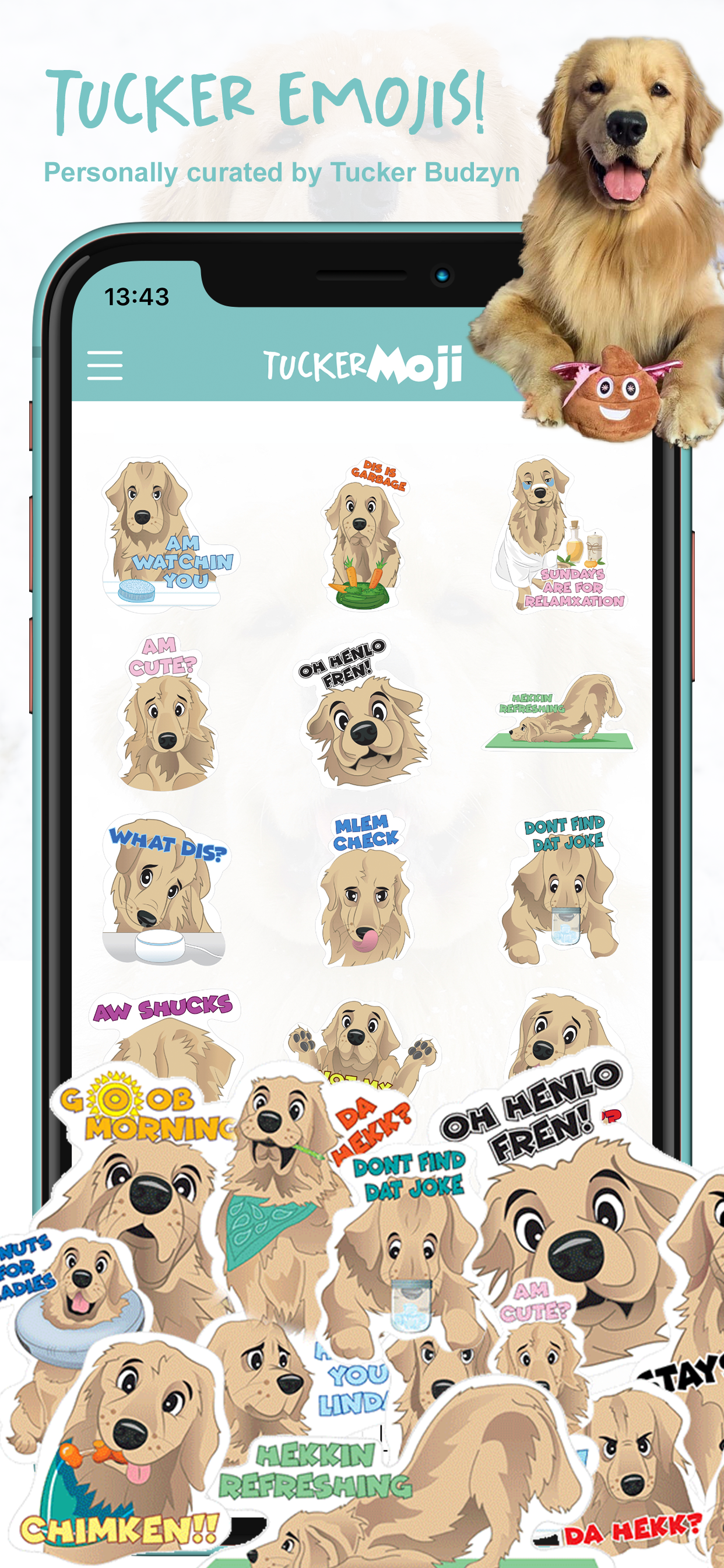 TuckerMoji - Tucker Budzyn Dog screenshot 3