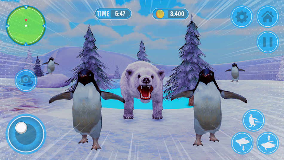 #3. Penguin Bird Simulator 3D (iOS) Bởi: Abdur Rafay