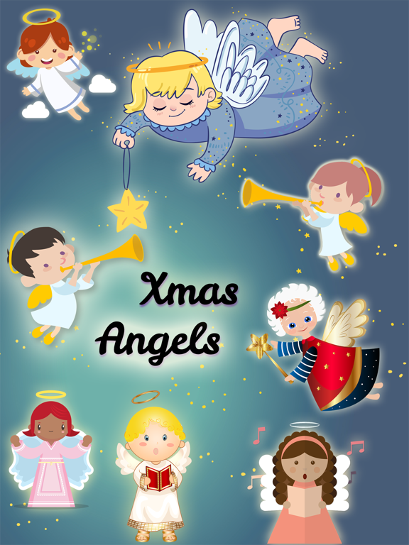 Screenshot #4 pour Xmas Angels Emoji & Stickers