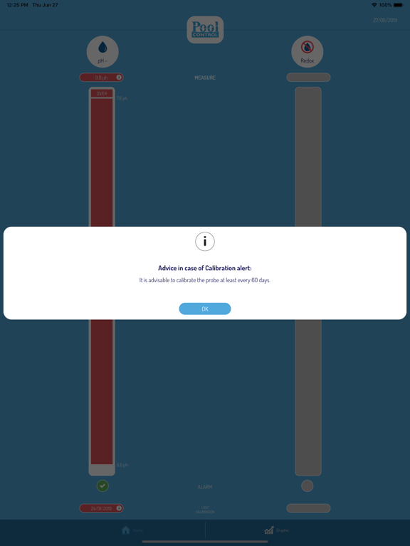 PoolControl iPad screenshot