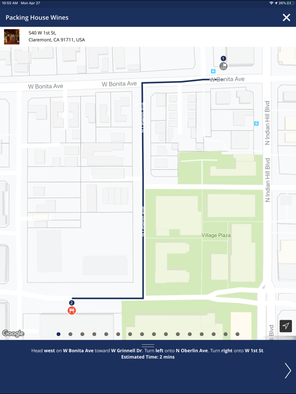 Discover Claremont iPad screenshot 9 - Travel app