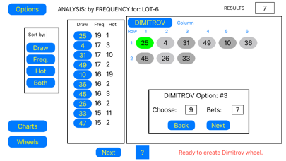 Lottery Lotto Analysis Pro Screenshot