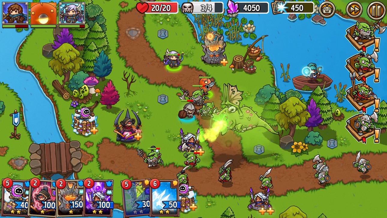 Crazy Defense Heroes Hack screenshot 8 - iOS game interface