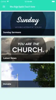 wea ridge baptist church iphone screenshot 2