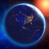 3Dの地球と月、太陽と星 - iPhoneアプリ