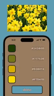 image to color palette iphone screenshot 1
