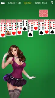 spider solitaire card pack iphone screenshot 2