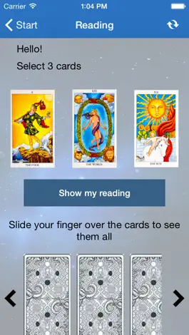 Game screenshot Daily Tarot Reading and Cards hack