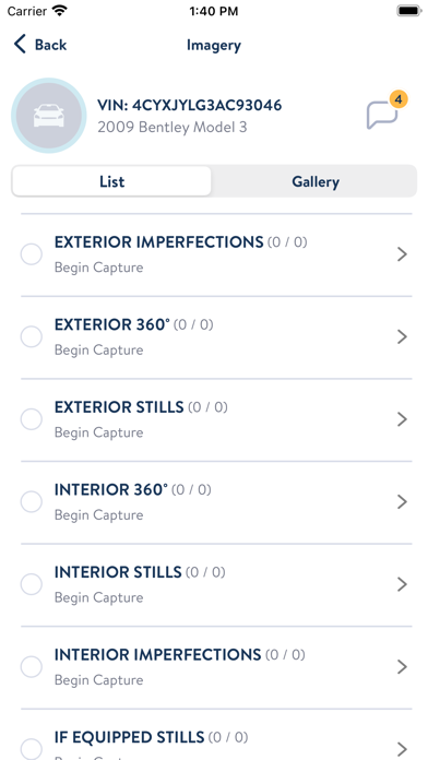 Carvana Marketplace: Capture Screenshot
