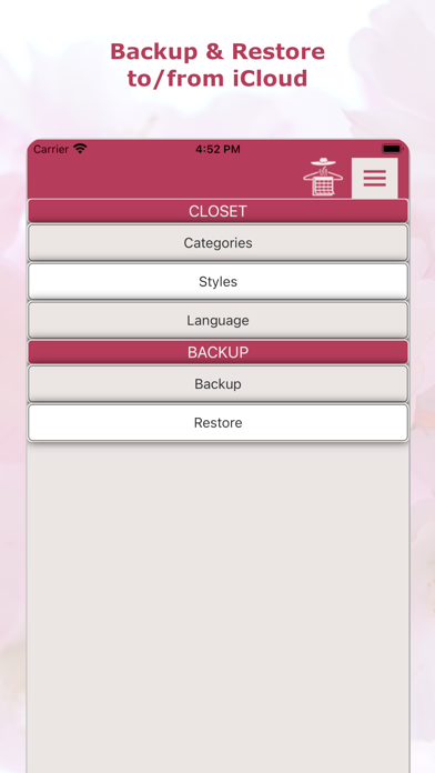 UByDesign Digital Wardrobe Screenshot