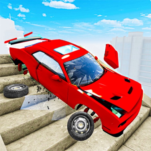 Mega Racing Car Crash Stunt Icon