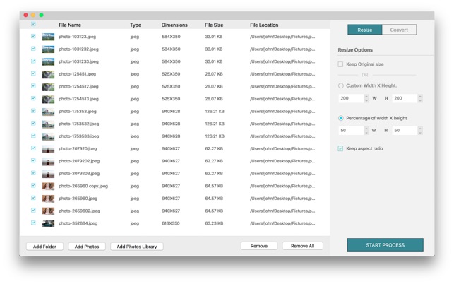 ‎Batch Photo Resizer Screenshot