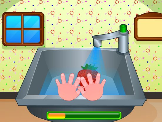 Cooking strawberry short cake iPad screenshot 8 - Games app